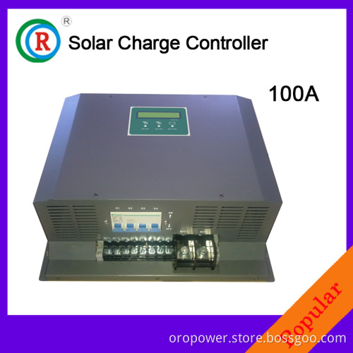 220V 100A PWM Solar Charge Controller with LCD+LED